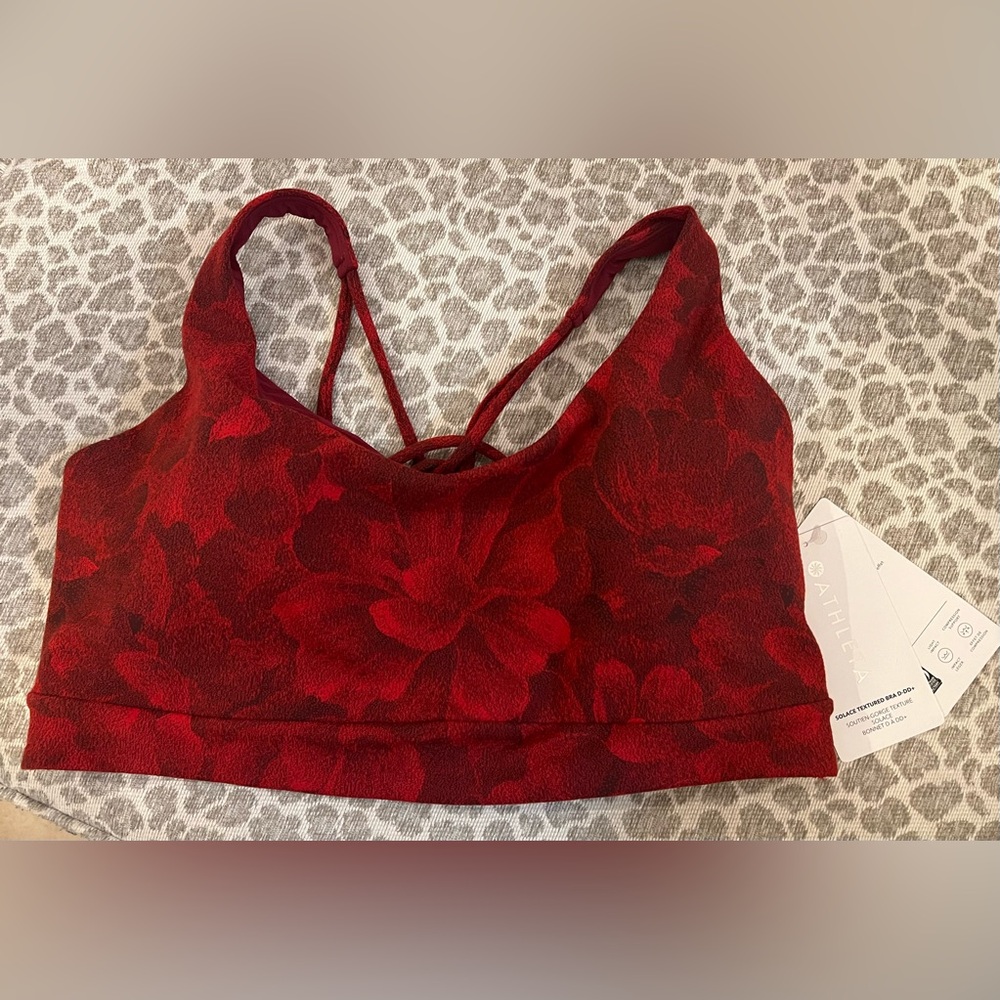 NWT Athleta Solace Textured Bra D-DD